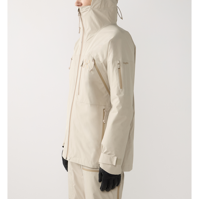 Haglöfs Latnja GTX Insulated Jacket W – Geacă de schi izolată GORE-TEX - bej Chalk Beige