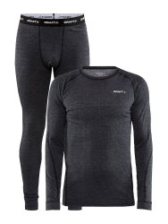 Set corp Craft CORE Wool Merino bărbaţi - negru