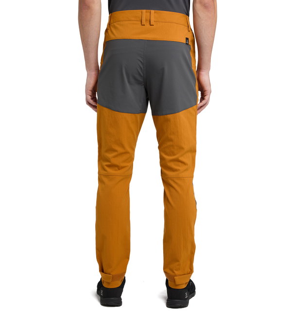 Haglofs - Pantaloni drumetie barbati Mid Slim Pant - galben/gri închis