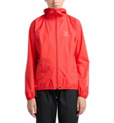 Haglöfs L.I.M Proof Jacket W – Geacă impermeabilă ultraușoară - Roșu Poppy Red