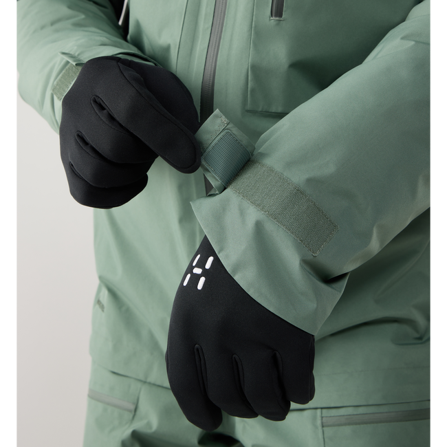 Haglöfs Latnja GTX Insulated Jacket – Geacă de schi izolată GORE-TEX - Verde Chlorophyll Green