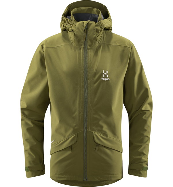 Haglöfs Mila Jacket Junior – Geacă impermeabilă pentru copii - Verde Olive Green