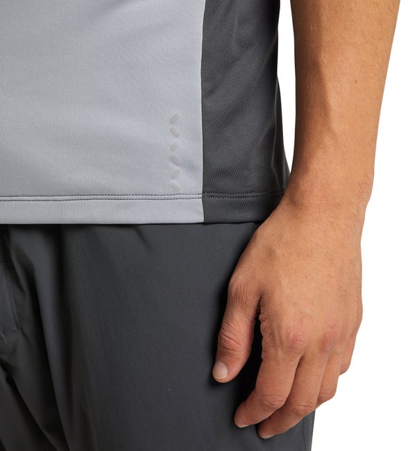 Haglöfs L.I.M Tech Tee – Tricou tehnic ultraușor - Gri/gri închis