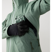 Haglöfs Latnja GTX Insulated Jacket W – Geacă de schi izolată GORE-TEX - verde Chlorophyll Green