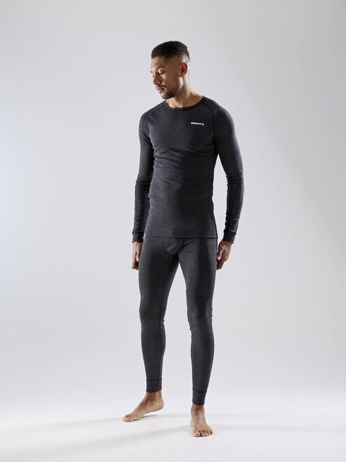 Set corp Craft CORE Wool Merino bărbaţi - negru