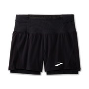 Pantaloni scurți alergare Brooks High Point 5" 2-in-1 Short 2.0 bărbați - negru