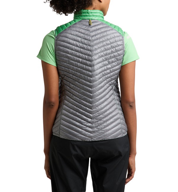 Haglöfs L.I.M Mimic Vest W – Vestă izolată ultraușoară Mimic - Gri/verde