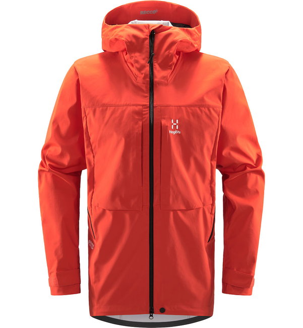 Haglöfs Touring Infinium Jacket – Geacă softshell pentru tură de schi - Roșu Habanero