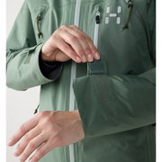 Haglöfs Latnja GTX Insulated Jacket W – Geacă de schi izolată GORE-TEX - verde Chlorophyll Green