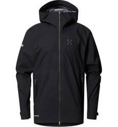 Jachetă impermeabilă Haglöfs L.I.M Airak GTX Jacket bărbați - negru True Black