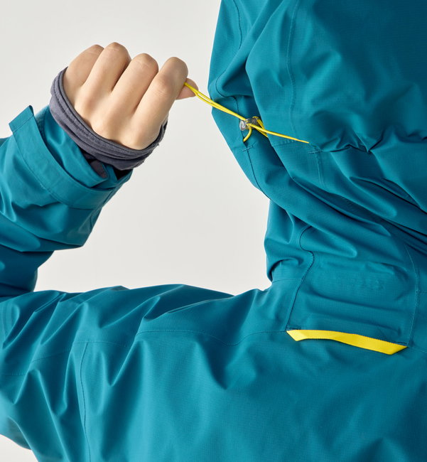 Jachetă impermeabilă Haglöfs L.I.M Airak GTX Jacket damă - albastru Deep Teal