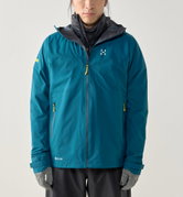 Jachetă impermeabilă Haglöfs L.I.M Airak GTX Jacket bărbați - albastru Deep Teal