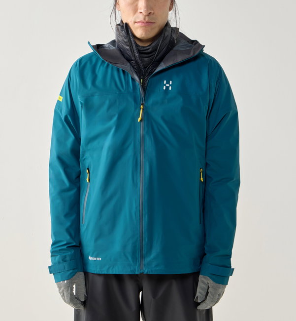 Jachetă impermeabilă Haglöfs L.I.M Airak GTX Jacket bărbați - albastru Deep Teal