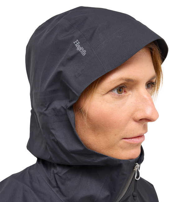 Jachetă impermeabilă Haglöfs L.I.M Airak GTX Jacket damă - negru True Black