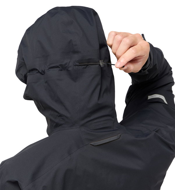 Jachetă impermeabilă Haglöfs L.I.M Airak GTX Jacket bărbați - negru True Black