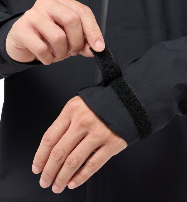 Jachetă impermeabilă Haglöfs L.I.M Airak GTX Jacket bărbați - negru True Black