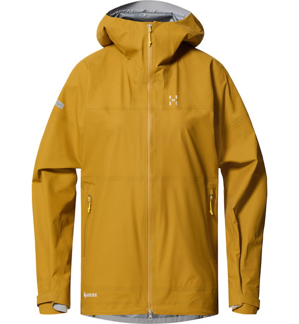 Jachetă impermeabilă Haglöfs L.I.M Airak GTX Jacket damă - galben Clay Yellow