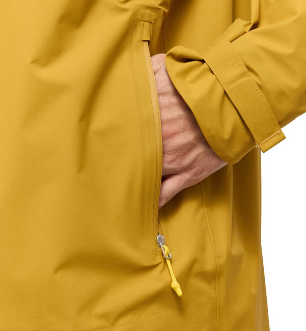 Jachetă impermeabilă Haglöfs L.I.M Airak GTX Jacket bărbați - galben Clay Yellow