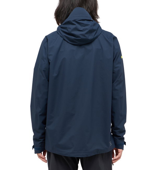 Jachetă impermeabilă Haglöfs L.I.M Airak GTX Jacket bărbați - albastru închis Tarn Blue