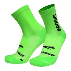 Șosete alergare Brooks Ghost Crew - verde
