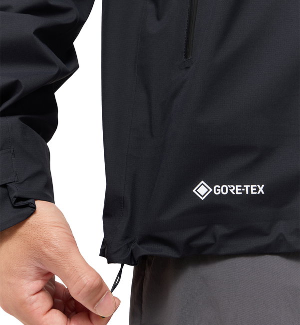 Jachetă impermeabilă Haglöfs L.I.M Airak GTX Jacket bărbați - negru True Black
