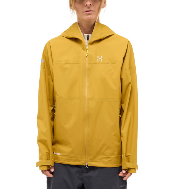 Jachetă impermeabilă Haglöfs L.I.M Airak GTX Jacket damă - galben Clay Yellow