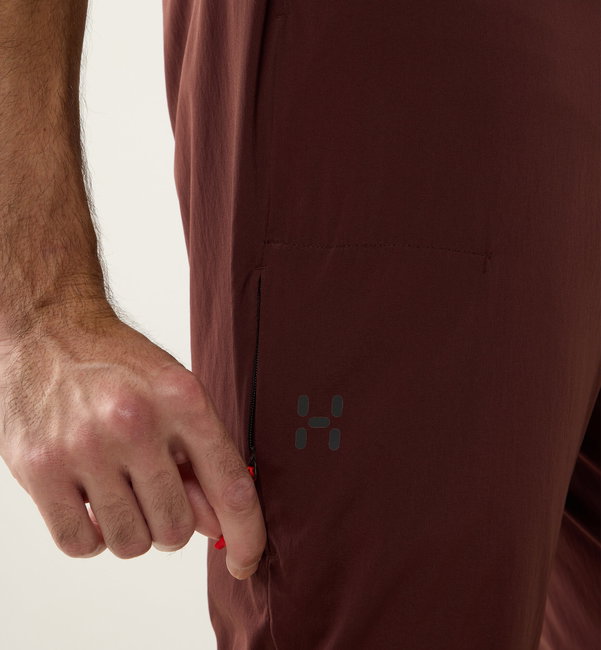 Pantaloni Haglöfs L.I.M Fuse II Pant bărbați - maro Maroon Trail