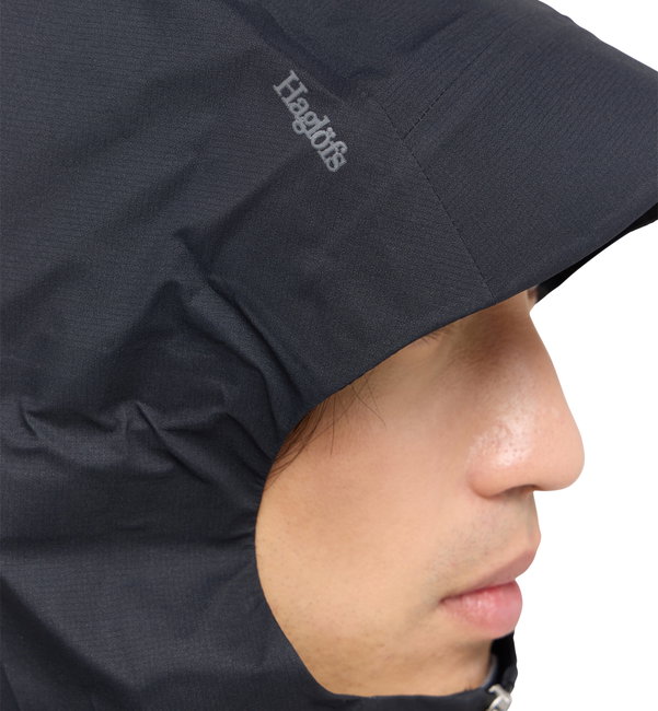 Jachetă impermeabilă Haglöfs L.I.M Airak GTX Jacket bărbați - negru True Black