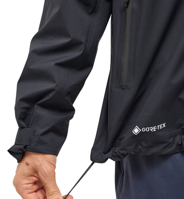 Jachetă impermeabilă Haglöfs L.I.M Airak GTX Jacket damă - negru True Black