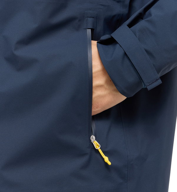 Jachetă impermeabilă Haglöfs L.I.M Airak GTX Jacket bărbați - albastru închis Tarn Blue