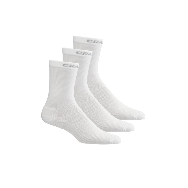 Sosete Craft Core Dry High 3-pack - alb