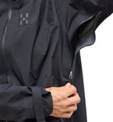 Jachetă impermeabilă Haglöfs L.I.M Airak GTX Jacket damă - negru True Black