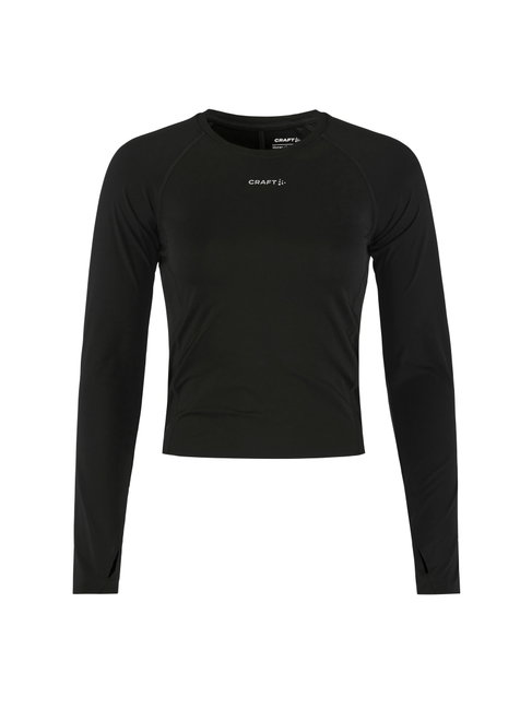 Bluză alergare Craft Hypervent Tight Longsleeve damă - negru