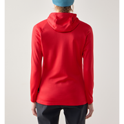 Hanorac Haglöfs Korp Mid Hood damă - roșu Bright Red