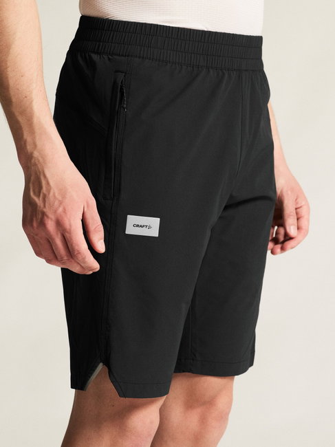 Pantaloni scurți ciclism Craft Everyday Shorts cu bazon C4 bărbați - negru
