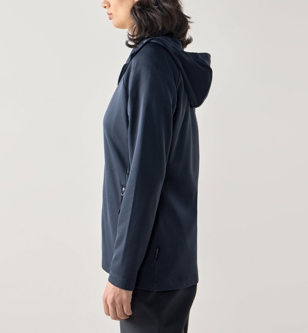 Hanorac Haglöfs Korp Mid Hood damă - albastru închis Tarn Blue