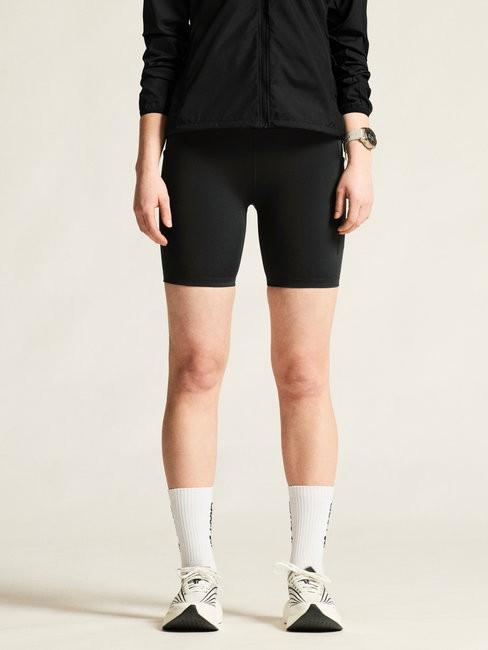 Pantaloni scurți alergare Craft Essence Short Tights 3 damă - negru