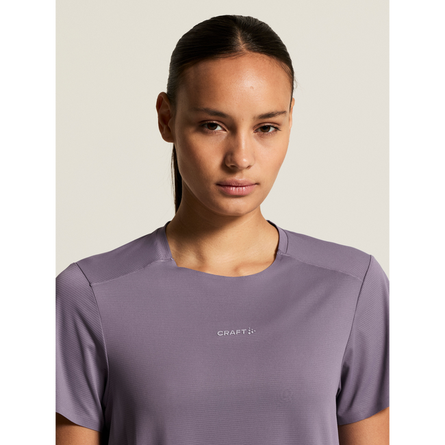 Tricou alergare Craft Hypervent Tee W - mov (7630)