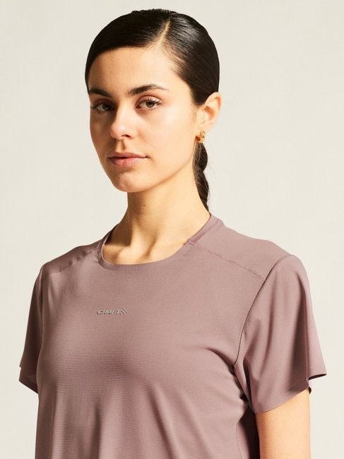 Tricou alergare Craft Hypervent Tee W - mov (7530)