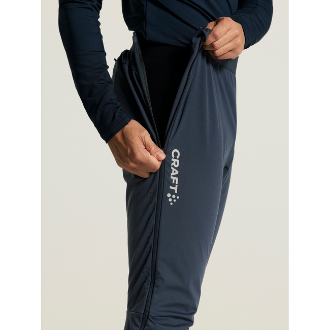 Craft PRO Nordic Race FZ Pants – Pantaloni de concurs schi fond cu fermoar întreg - albastru