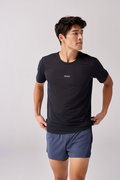 Tricou tehnic alergare Brooks High Point Short Sleeve 2.0 bărbați - Negru