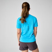 Tricou tehnic alergare Brooks High Point Short Sleeve 2.0 damă - albastru (484)