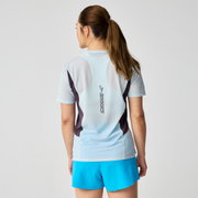 Tricou tehnic alergare Brooks High Point Short Sleeve 2.0 damă - albastru (495)