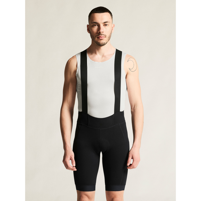 Pantaloni ciclism cu bretele Craft Endur Cargo Bib Shorts C3 bărbați - Negru