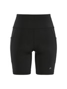 Pantaloni scurți alergare Craft Essence Short Tights 3 damă - negru