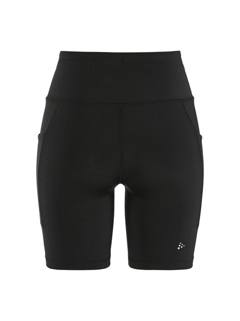 Pantaloni scurți alergare Craft Essence Short Tights 3 damă - negru