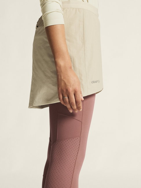 Fustă alergare izolată Craft SubZ Skirt 4 damă - bej