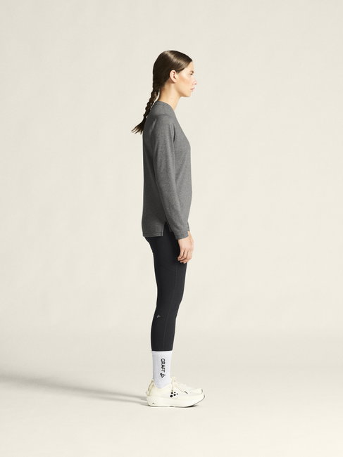 Bluză dame Craft Layers Thermal Mesh Cn - gri (975000)