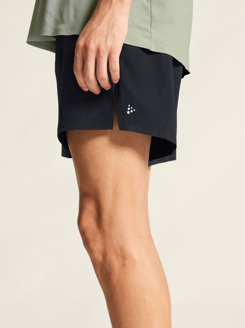 Șort alergare Craft Hypervent Structure Shorts bărbați - Negru
