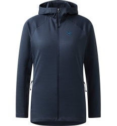 Hanorac Haglöfs Korp Mid Hood damă - albastru închis Tarn Blue
